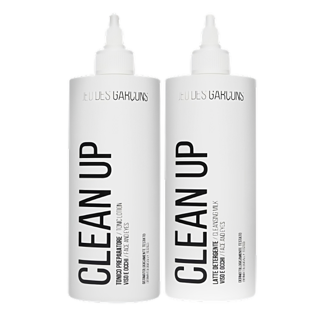 CLEAN UP - Latte Detergente + Tonico Preparatore