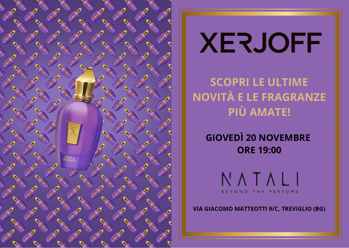 Serata con Xerjoff - Presentazione ultime novità e fragranze iconiche
