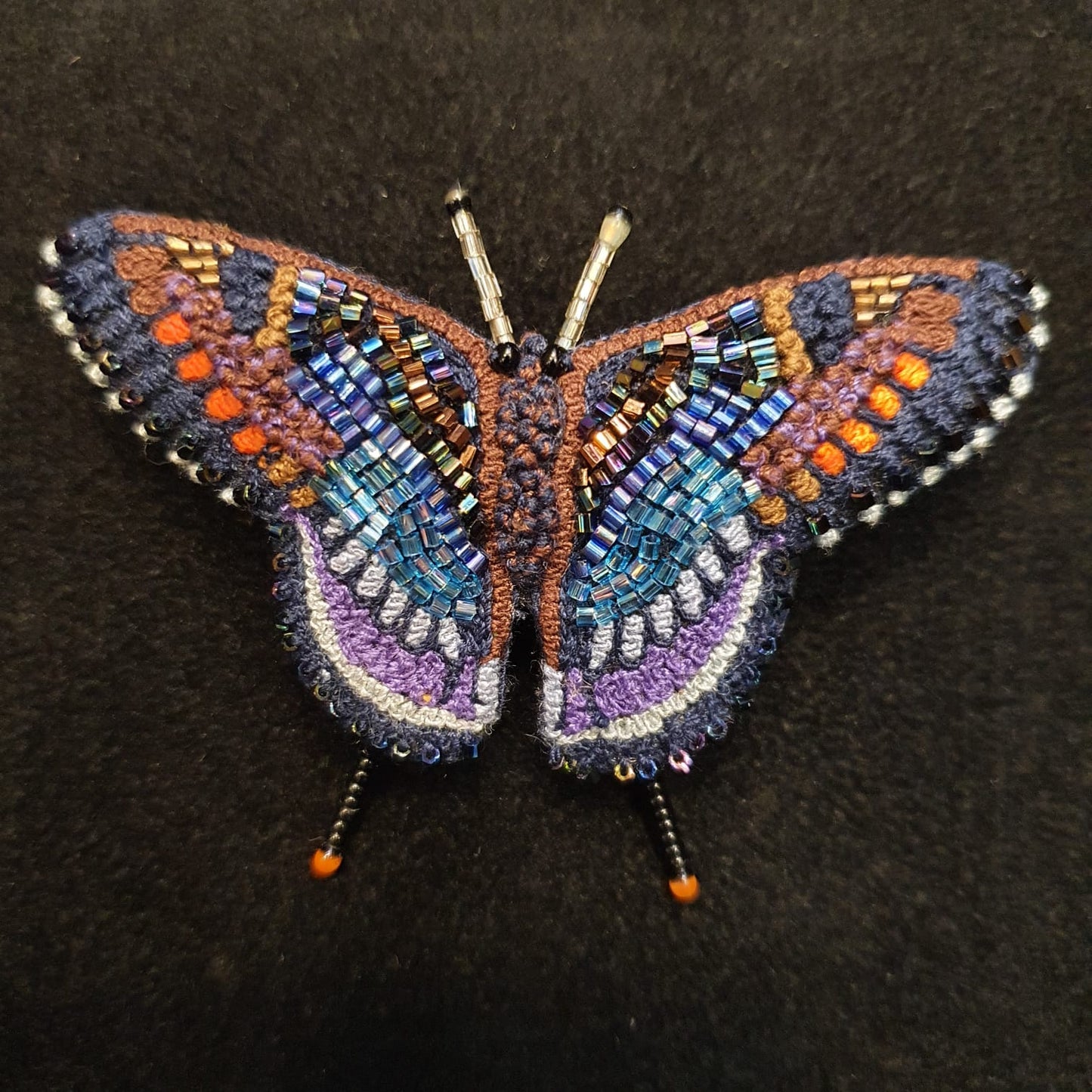 spilla Red Spotted Purple Butterfly - Trovelore